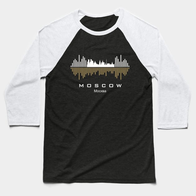 Moscow Soundwave Baseball T-Shirt by blackcheetah